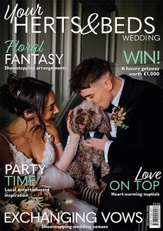 Cover of the October/November 2024 issue of Your Herts & Beds Wedding magazine