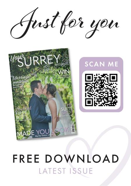 View a flyer to promote Your Surrey Wedding magazine