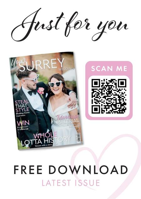 View a flyer to promote Your Surrey Wedding magazine