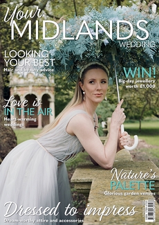 Cover of the June/July 2024 issue of Your Midlands Wedding magazine
