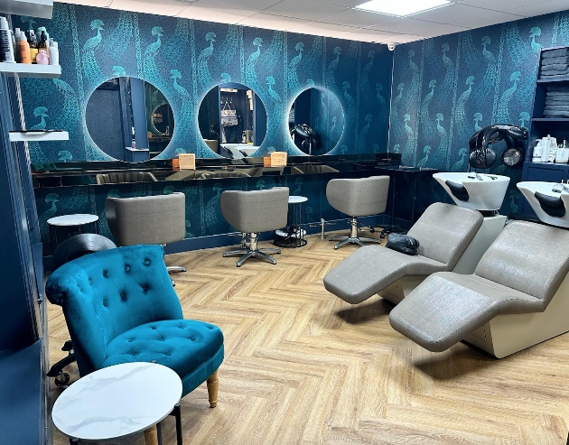 Gustav Fouche's recently opened hair salon in Weybridge