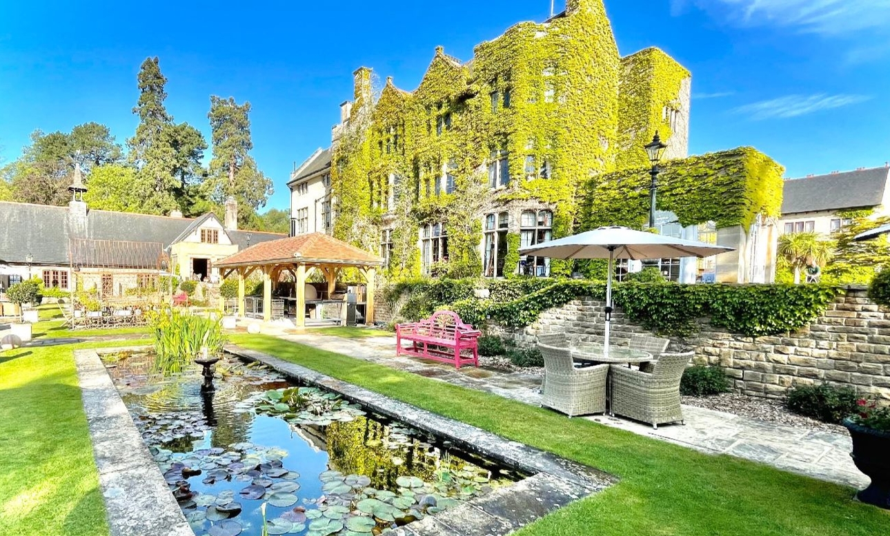 Pennyhill Park lilypond terrace