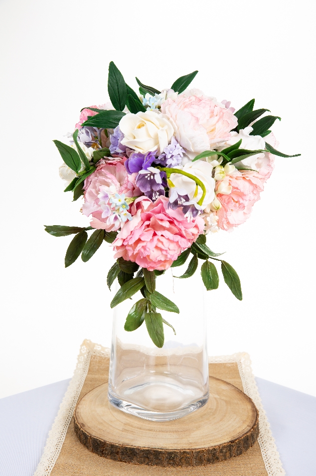 bridal bouquet in vase