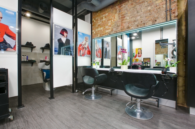 RUSH Hair & Beauty salon interior