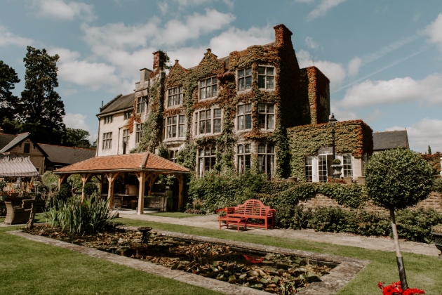 Pennyhill Park outside of building with ivy